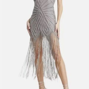 Elegant Beaded Fringe Dress